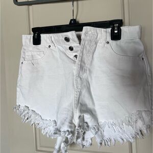 Wild fable white high rise shorts